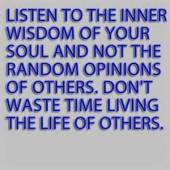 Listen to the inner voice